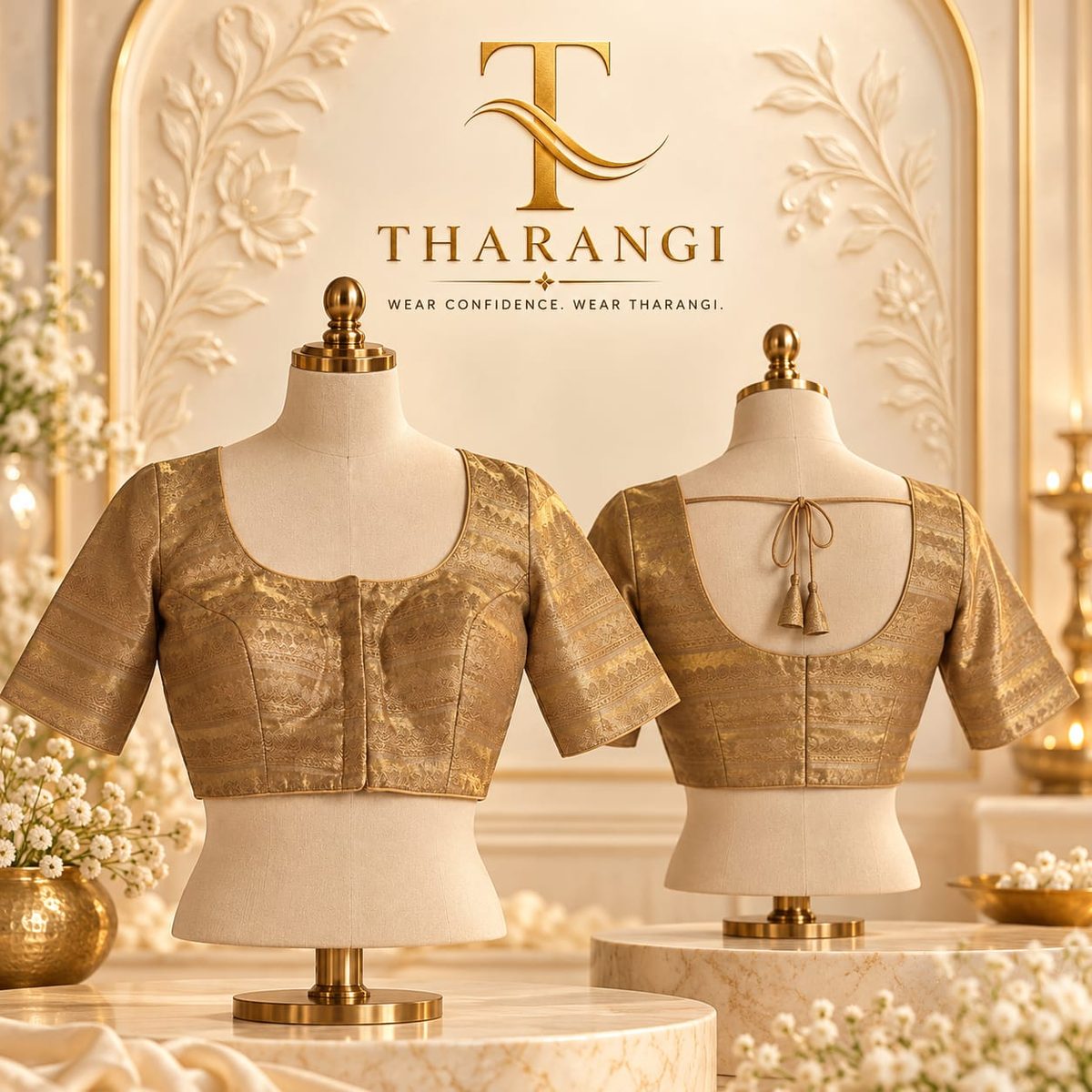 Gold Tissue Blouse
