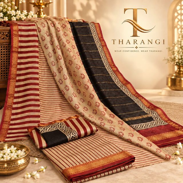 Striped Saree Edit
